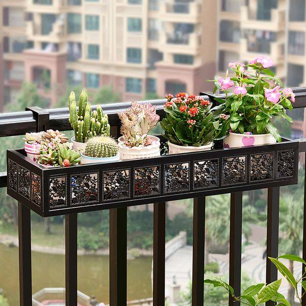 阳台花架 阳台花架